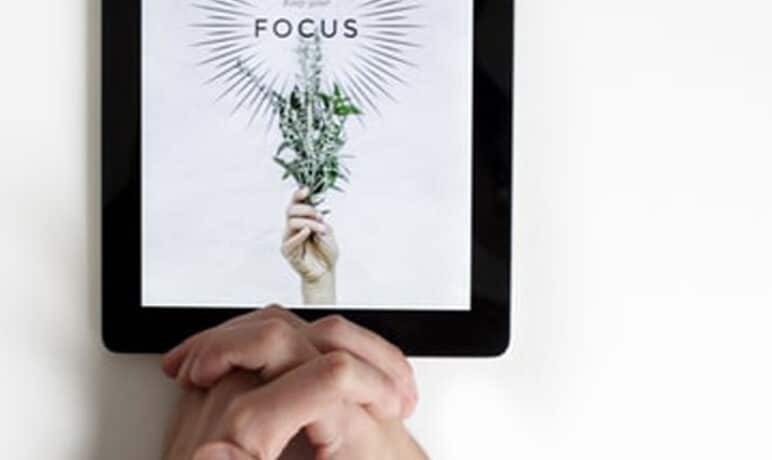 Geconcentreerd lezen met laser focus