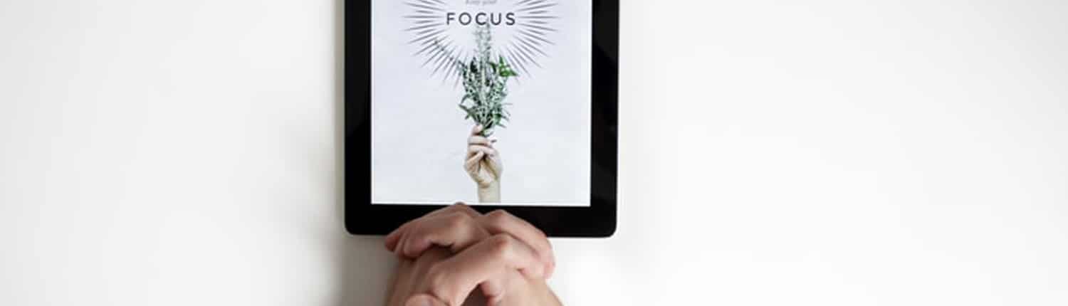 Geconcentreerd lezen met laser focus