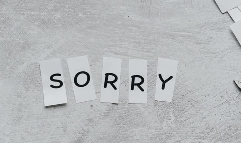 excuses aanbieden