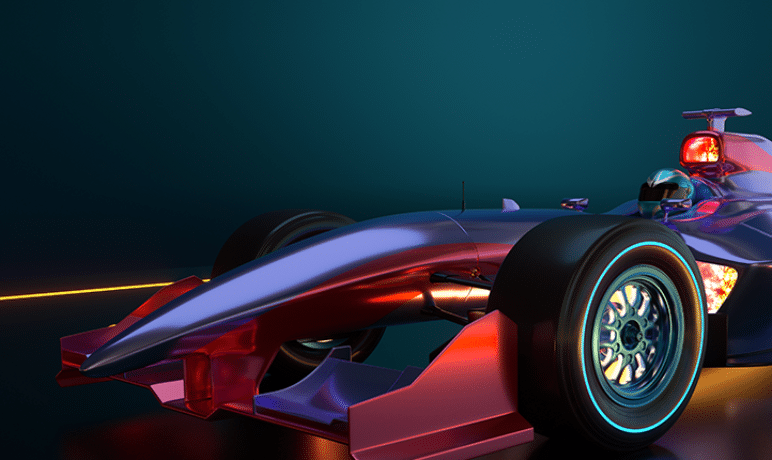 Foto van F1 auto
